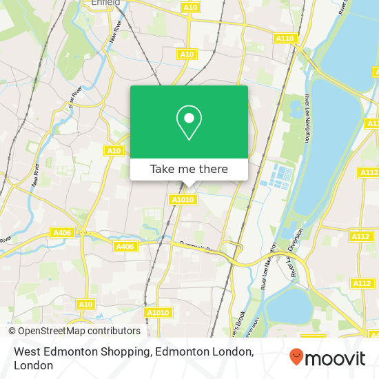 West Edmonton Shopping, Edmonton London map