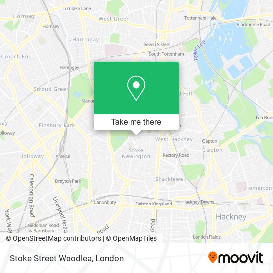 Stoke Street Woodlea map
