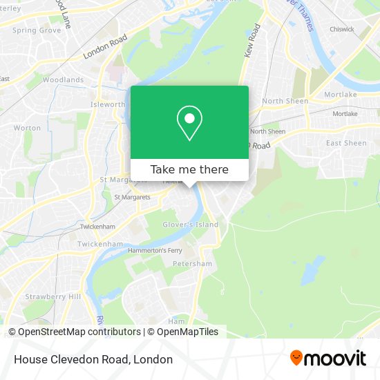 House Clevedon Road map