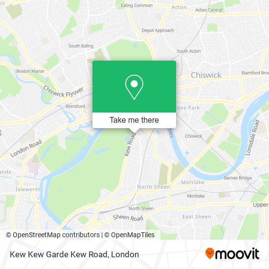 Kew Kew Garde Kew Road map