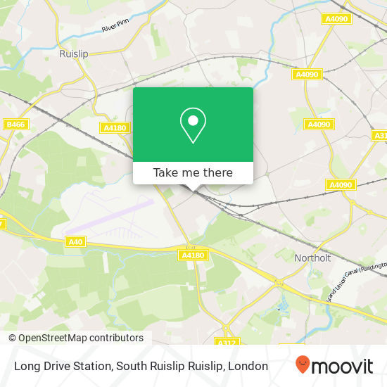 Long Drive Station, South Ruislip Ruislip map