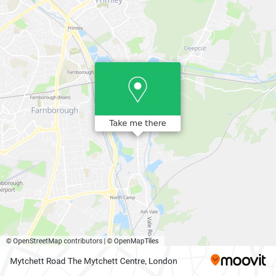 Mytchett Road The Mytchett Centre map