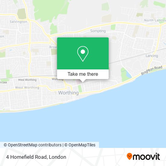 4 Homefield Road map
