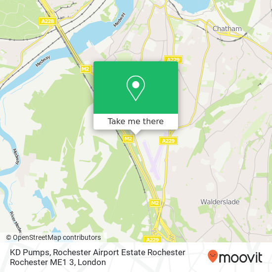 KD Pumps, Rochester Airport Estate Rochester Rochester ME1 3 map