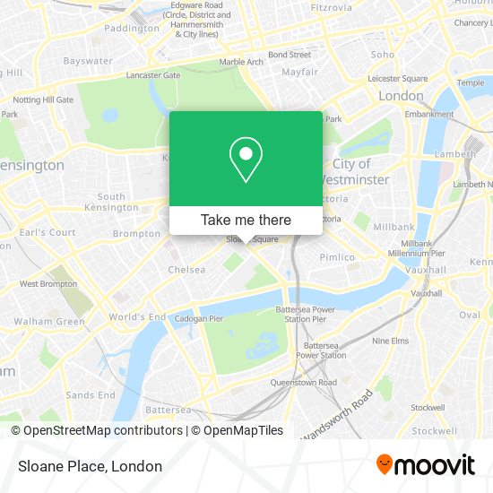 Sloane Place map