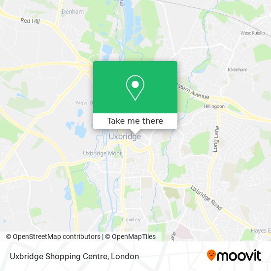 Uxbridge Shopping Centre map