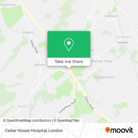 Cedar House Hospital map