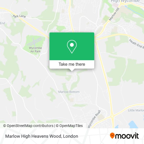 Marlow High Heavens Wood map