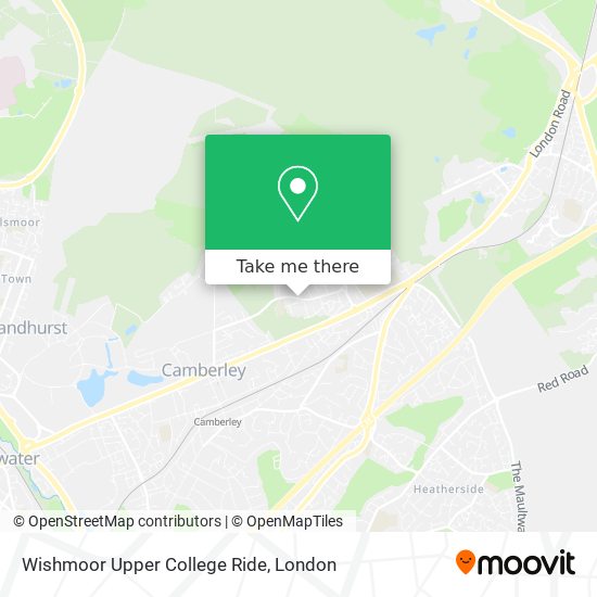 Wishmoor Upper College Ride map