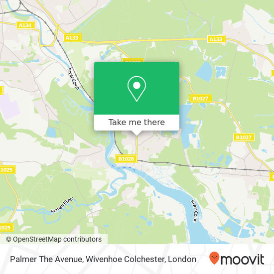 Palmer The Avenue, Wivenhoe Colchester map