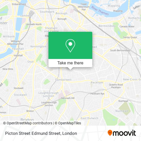 Picton Street Edmund Street map