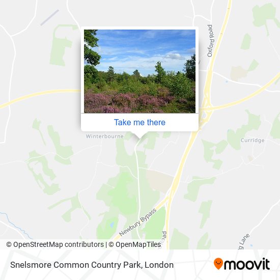 Snelsmore Common Country Park map
