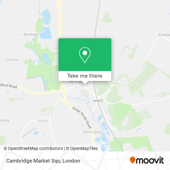 Cambridge Market Squ map