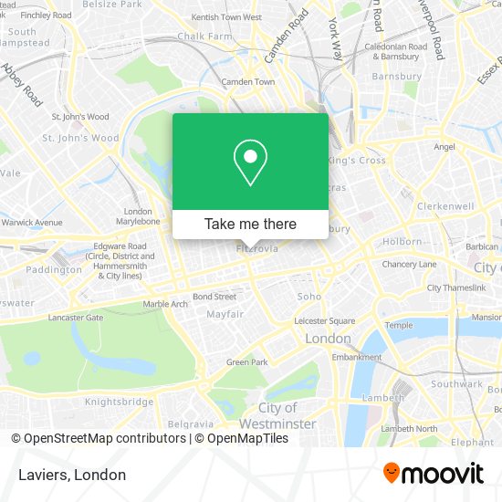 Laviers map