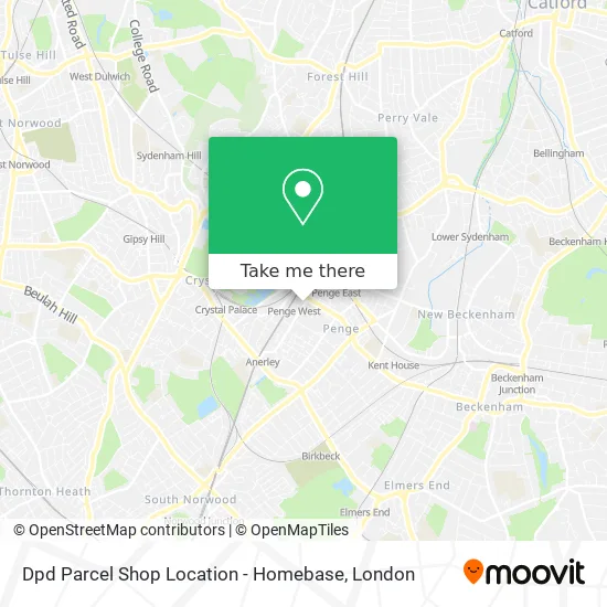 Dpd Parcel Shop Location - Homebase map