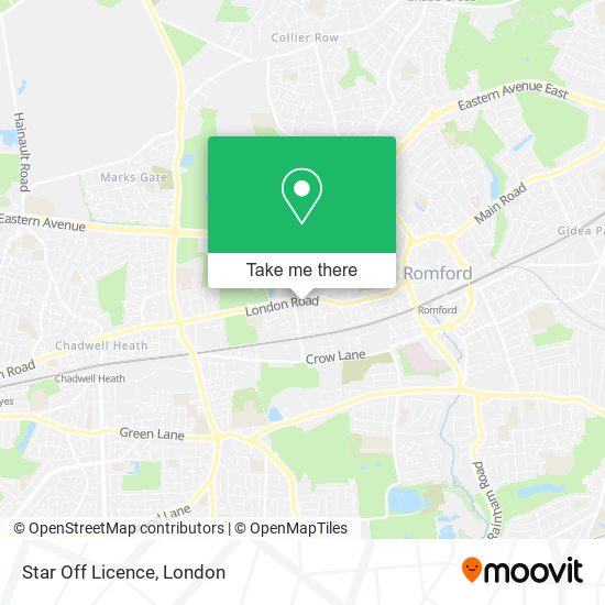 Star Off Licence map