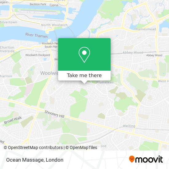 Ocean Massage map