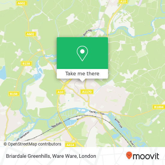 Briardale Greenhills, Ware Ware map