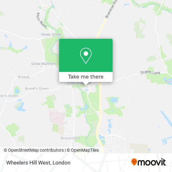 Wheelers Hill West map