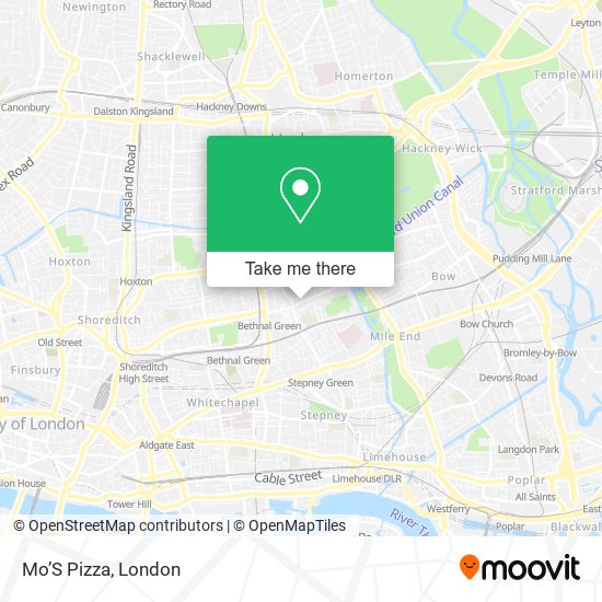 Mo’S Pizza map