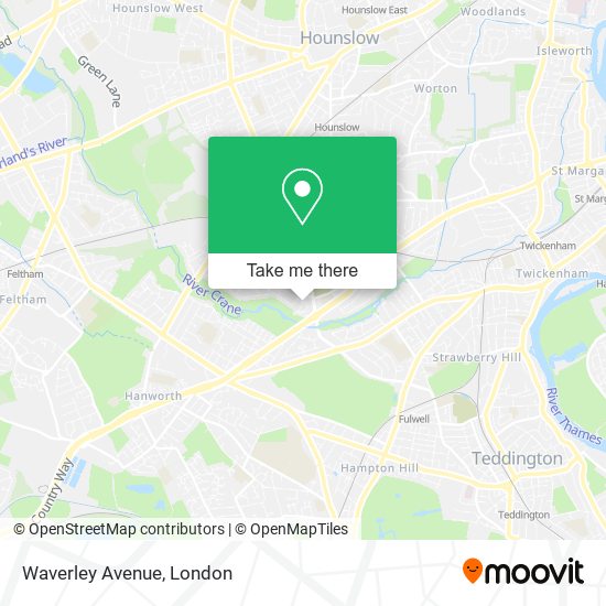 Waverley Avenue map