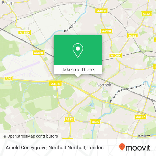 Arnold Coneygrove, Northolt Northolt map