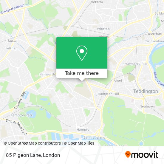 85 Pigeon Lane map