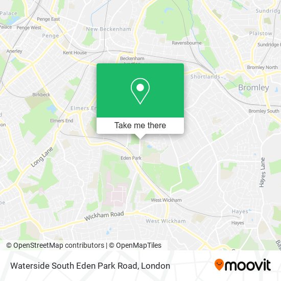 Waterside South Eden Park Road map