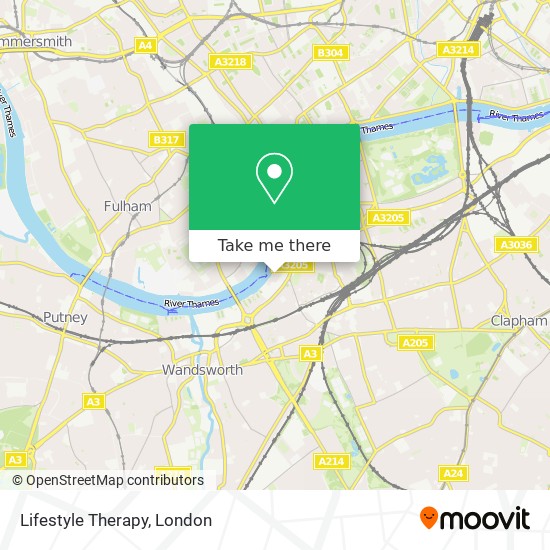 Lifestyle Therapy map