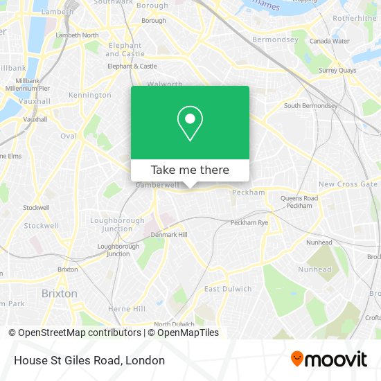 House St Giles Road map