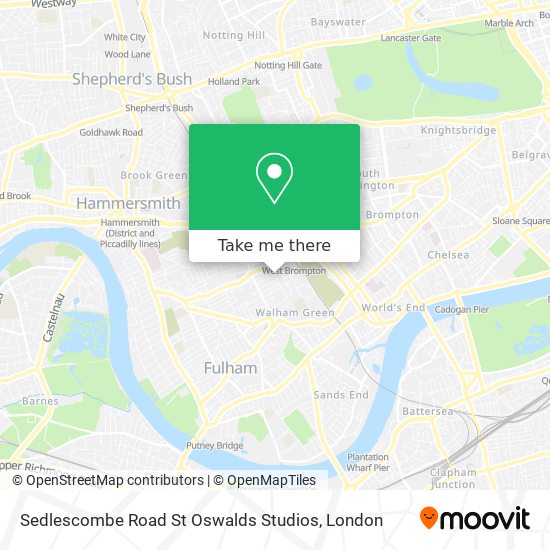 Sedlescombe Road St Oswalds Studios map