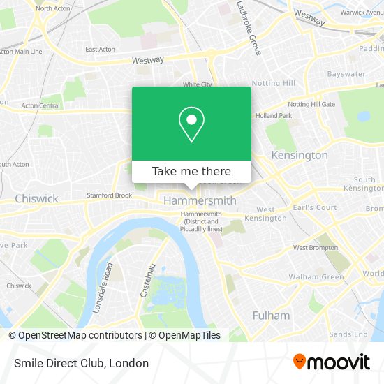 Smile Direct Club map