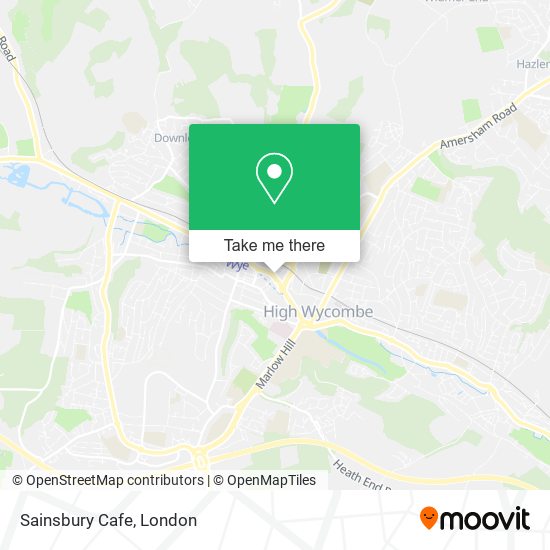 Sainsbury Cafe map