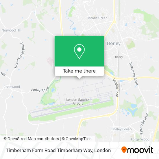 Timberham Farm Road Timberham Way map