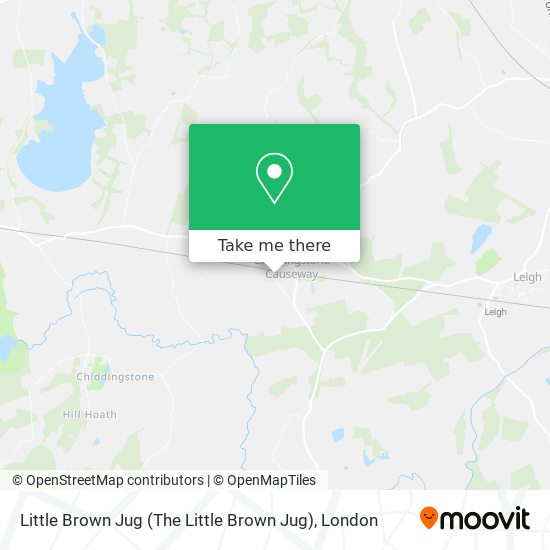 Little Brown Jug map