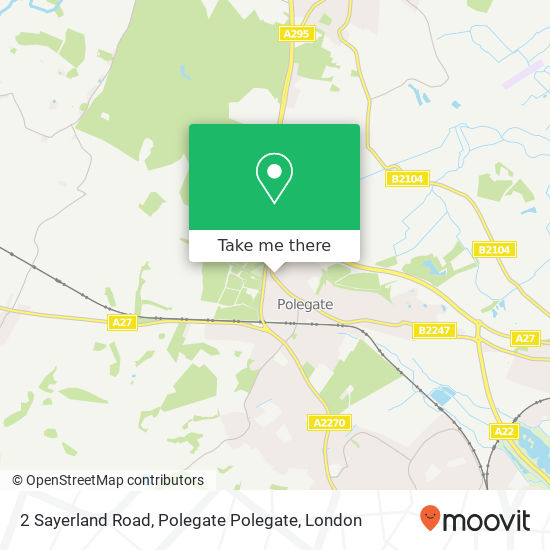 2 Sayerland Road, Polegate Polegate map