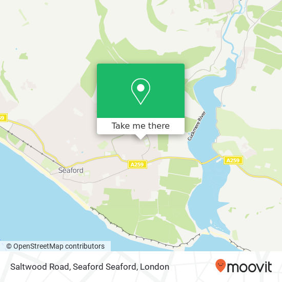 Saltwood Road, Seaford Seaford map