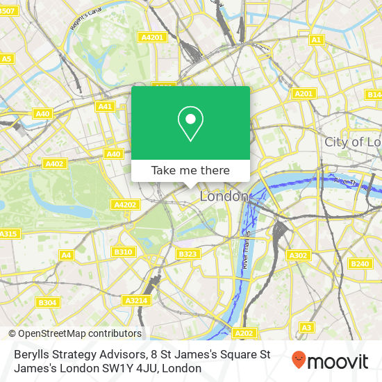 Berylls Strategy Advisors, 8 St James's Square St James's London SW1Y 4JU map