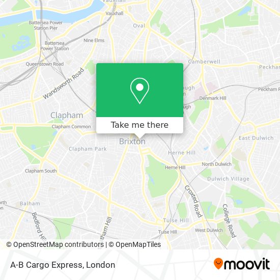 A-B Cargo Express map