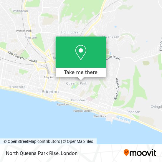 North Queens Park Rise map