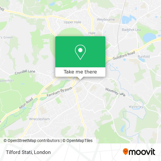 Tilford Stati map