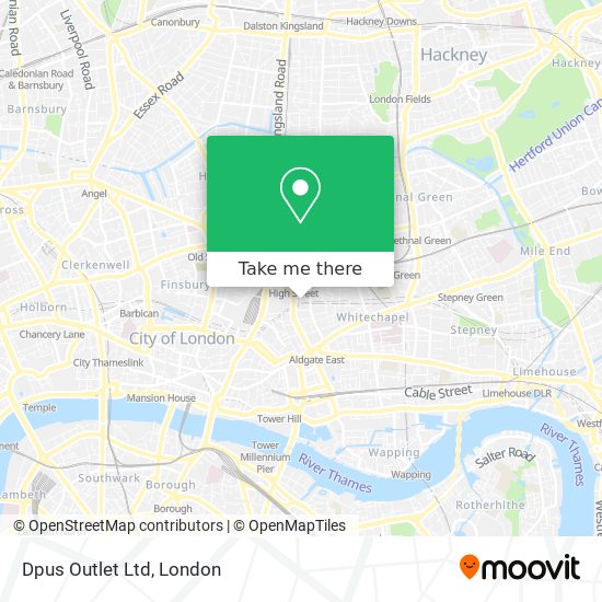 Dpus Outlet Ltd map