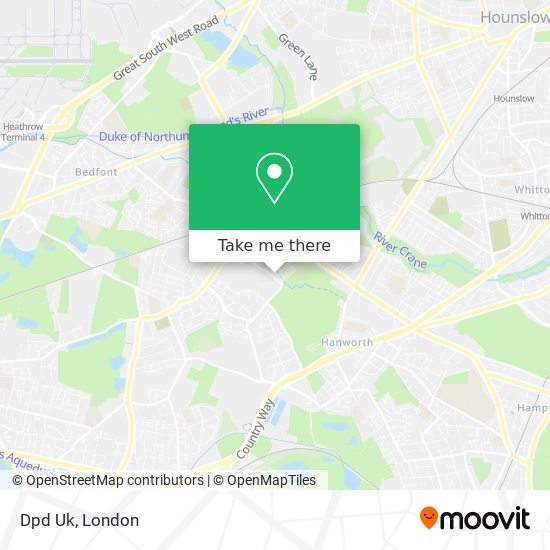 Dpd Uk map