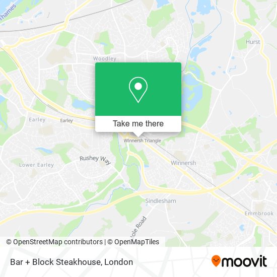 Bar + Block Steakhouse map