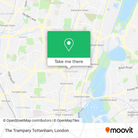 The Trampery Tottenham map