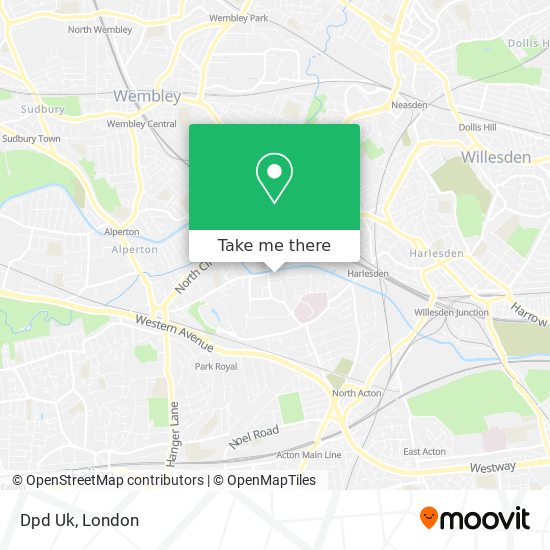 Dpd Uk map
