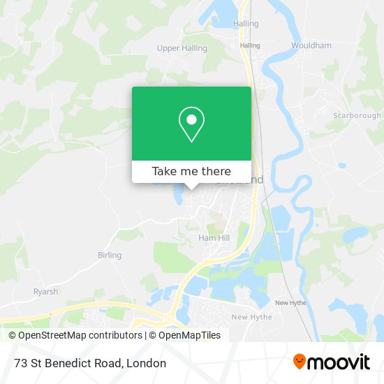 73 St Benedict Road map