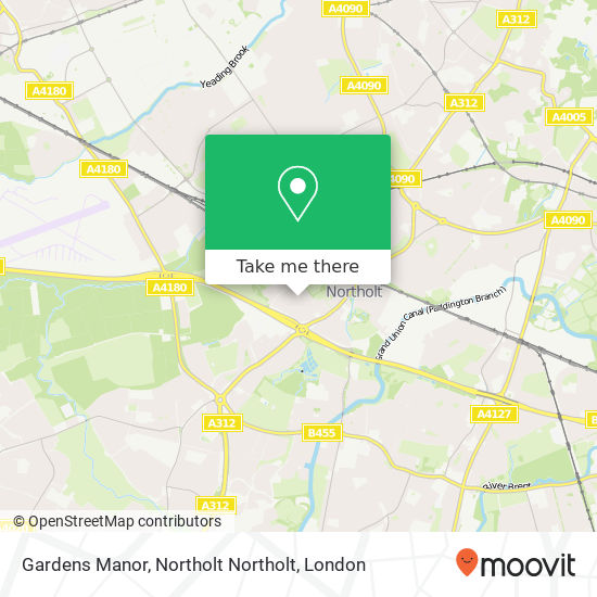 Gardens Manor, Northolt Northolt map