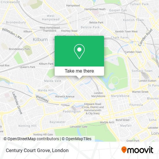 Century Court Grove map