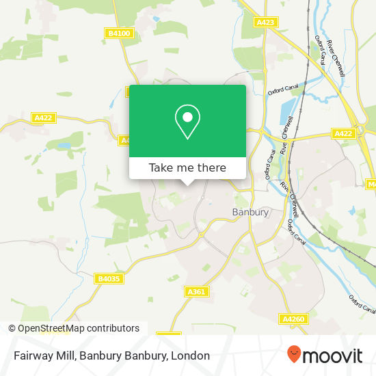 Fairway Mill, Banbury Banbury map